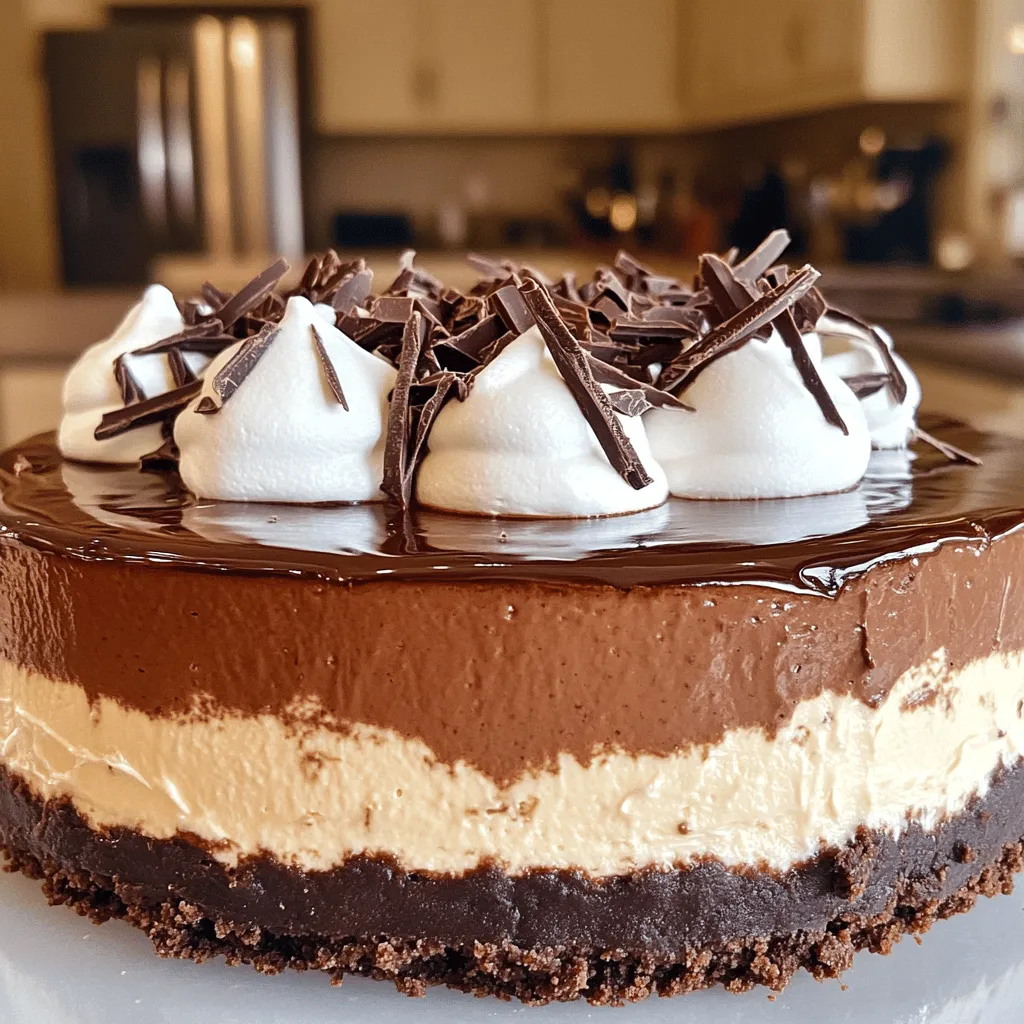 Junior&#8217;s Chocolate Mousse Cheesecake Decadent Delight