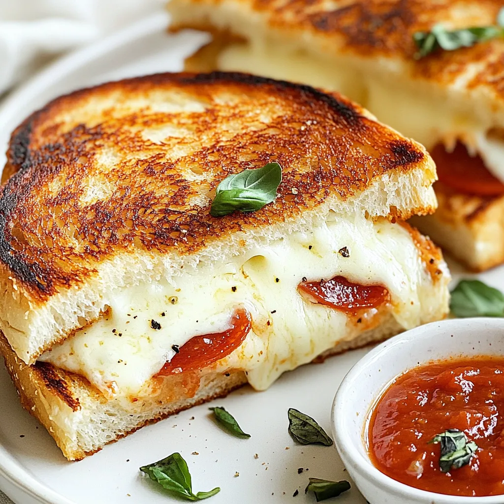 Pizza Grilled Cheese Delight for Easy Comfort Food