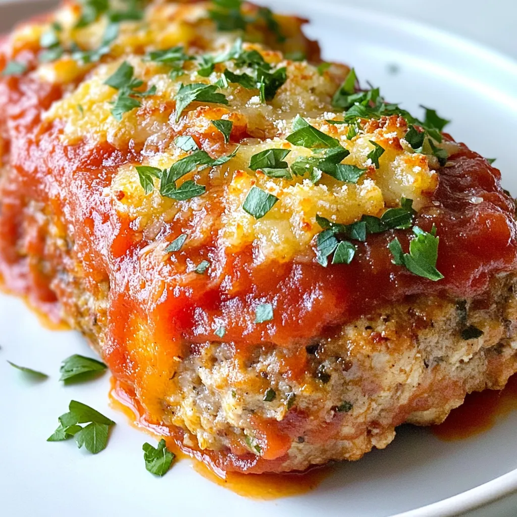 Garlic Parmesan Chicken Meatloaves Easy Weeknight Meal