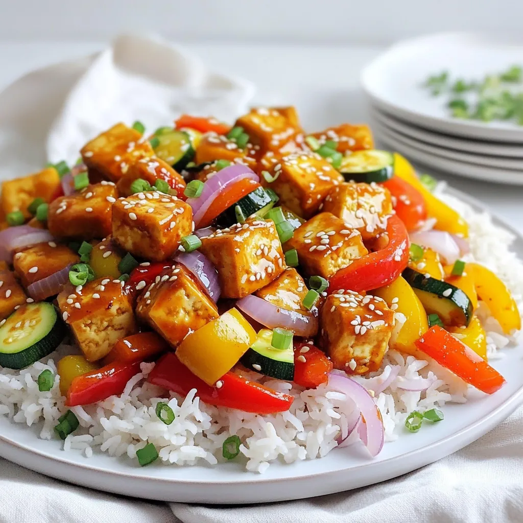Sheet Pan Sweet Chili Tofu Flavorful and Simple Dish