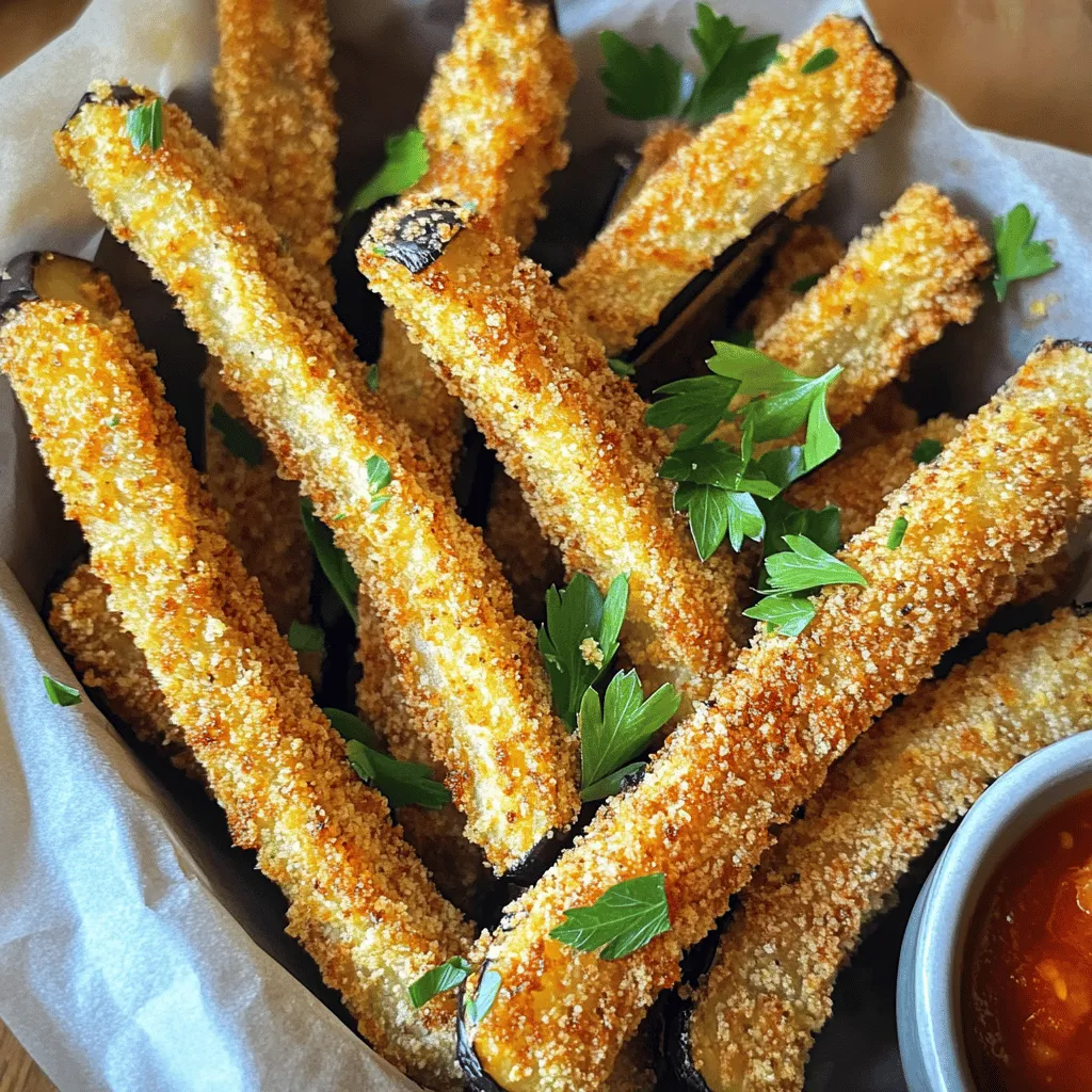 Air Fryer Eggplant Fries Crispy and Flavorful Snack