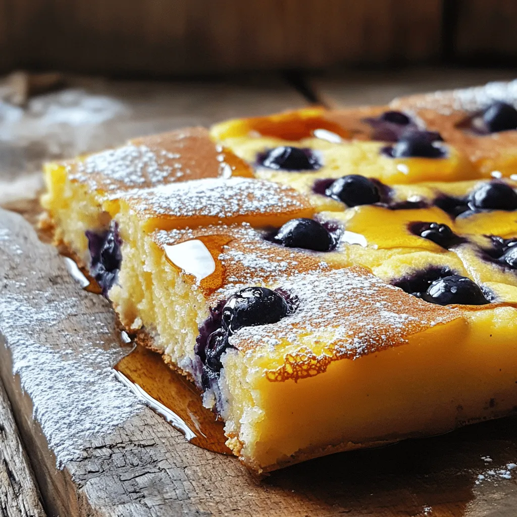 Blueberry Pancake Bake Simple and Tasty Delight