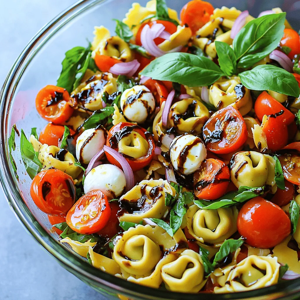 Caprese Tortellini Pasta Salad: A Fresh and Flavorful Delight