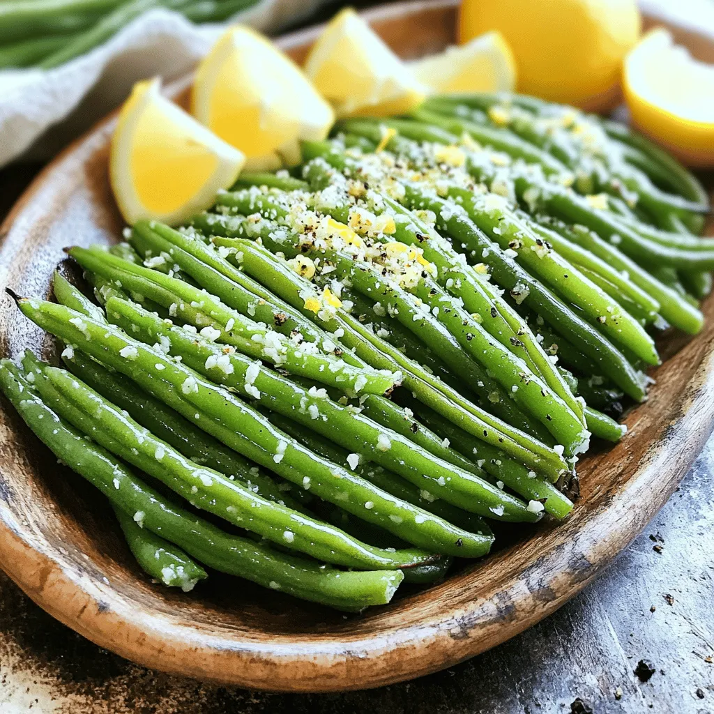 Garlic Parmesan Air Fryer Green Beans Delightful Dish