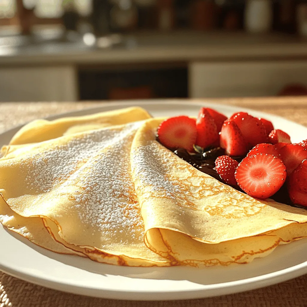 Perfect Homemade Crepes Simple and Tasty Recipe