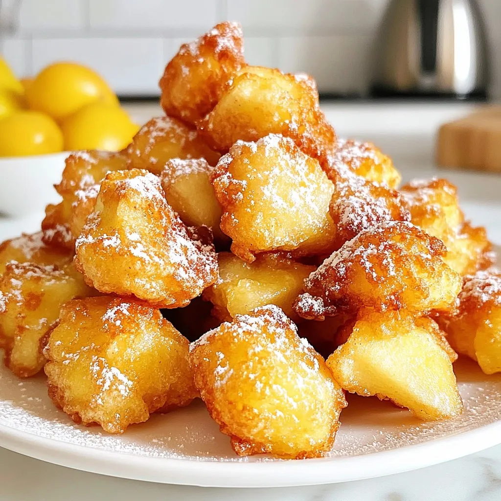 Air Fryer Apple Fritters Tasty and Easy Recipe