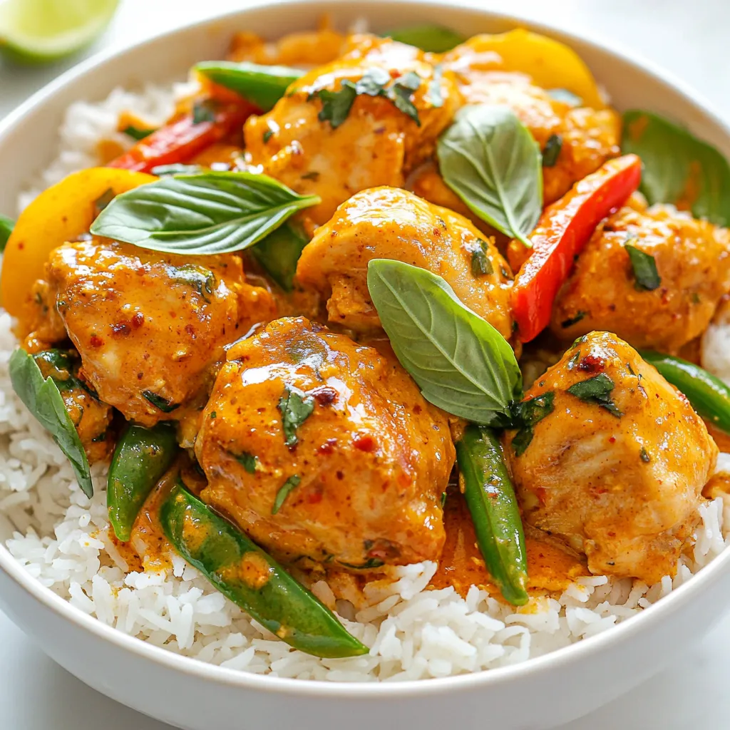 Thai Red Curry Chicken One Pot Delicious Family Meal