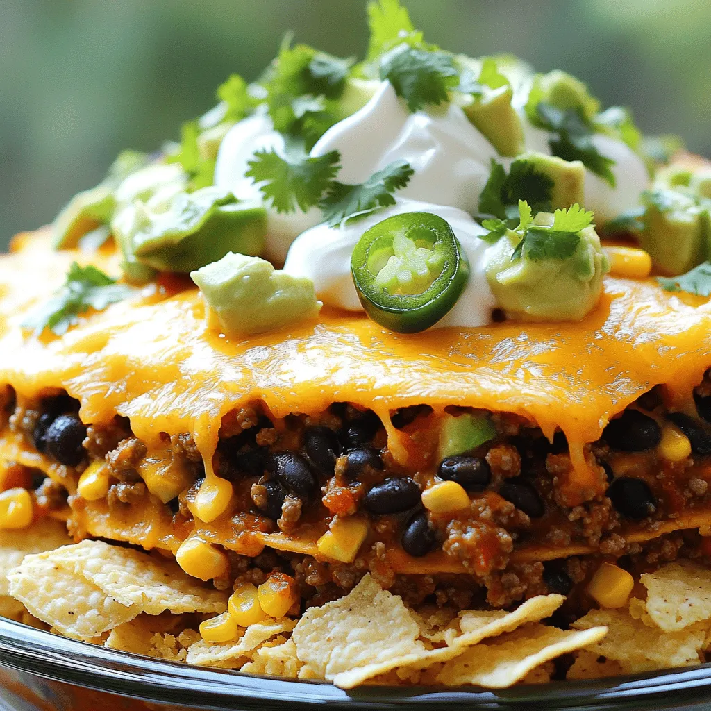 Loaded Nacho Casserole Delightful and Easy Recipe