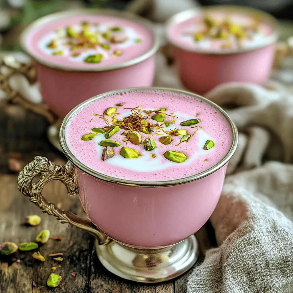 Kashmiri Pink Chai Recipe Delightful and Creamy Brew