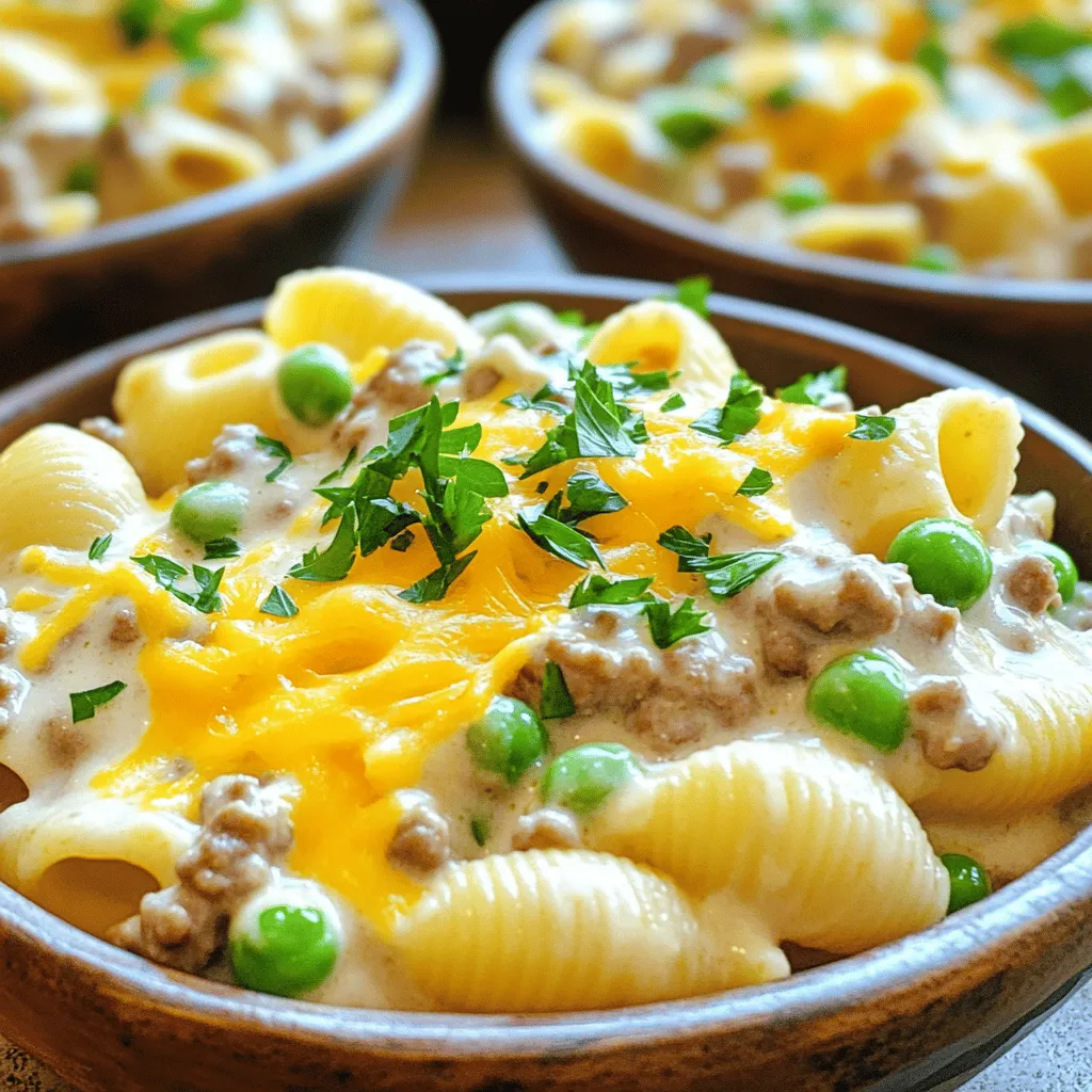 Creamy Beef and Shells: A Comforting Pasta Recipe