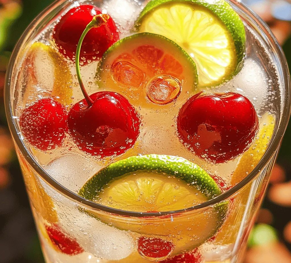 As the sun blazes overhead and temperatures soar, nothing refreshes quite like a chilled drink that dances on your palate. Enter the Fizzy Cherry Limeade Splash, a delightful concoction that promises to quench your thirst while tantalizing your taste buds. This vibrant beverage combines the sweet, juicy essence of cherries with the zesty brightness of lime, resulting in a drink that encapsulates the very spirit of summer. Whether you