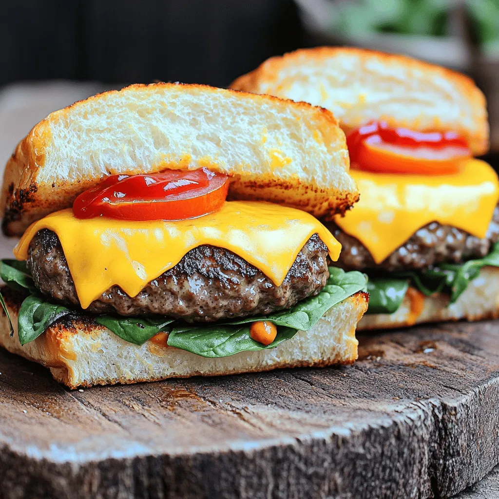 The Ultimate Grilled Cheese Burgers: A Delightful Twist on a Classic Favorite
