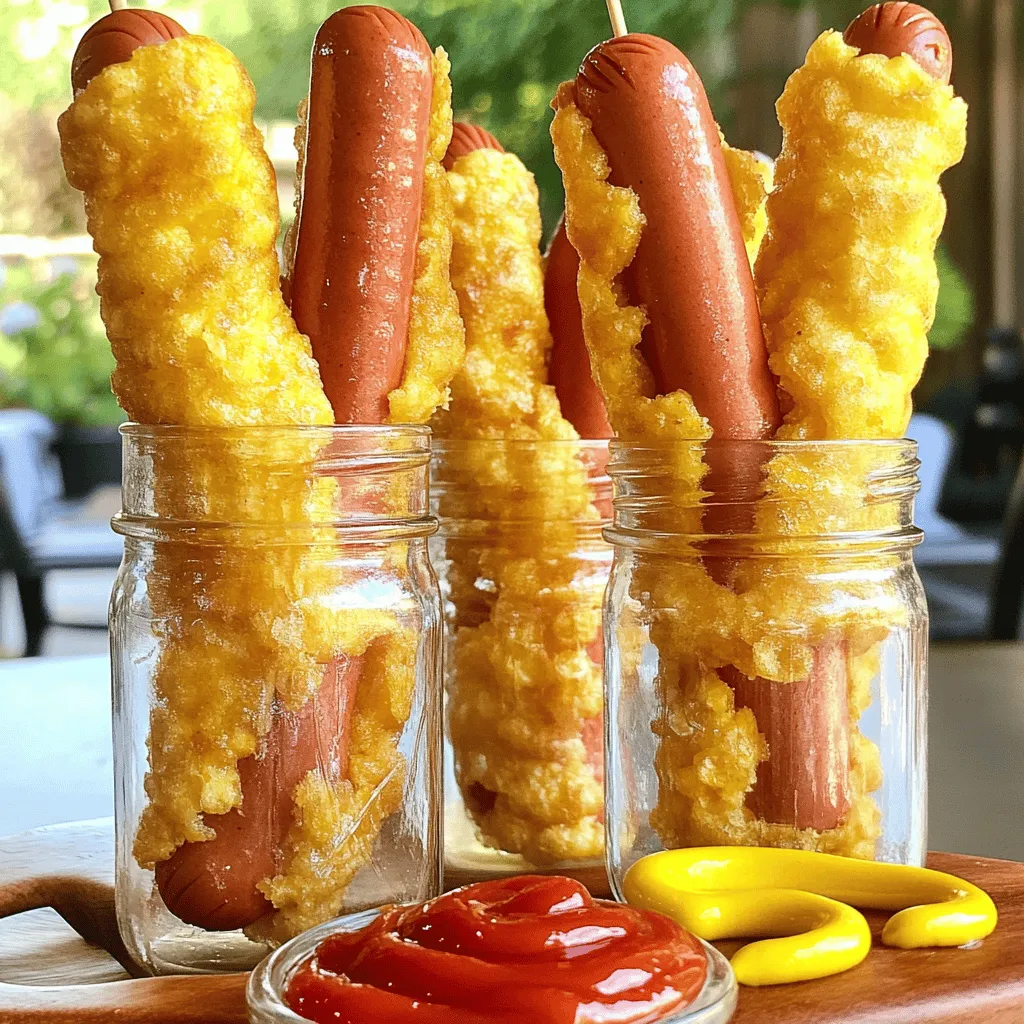 Chicago-Style Corn Dogs Recipe