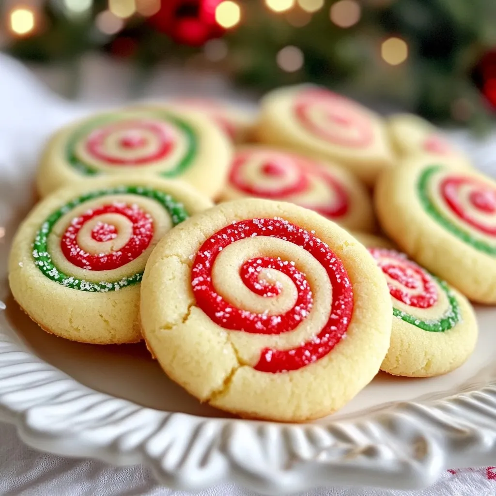 Peppermint Swirl Sugar Cookies Festive Delight Recipe