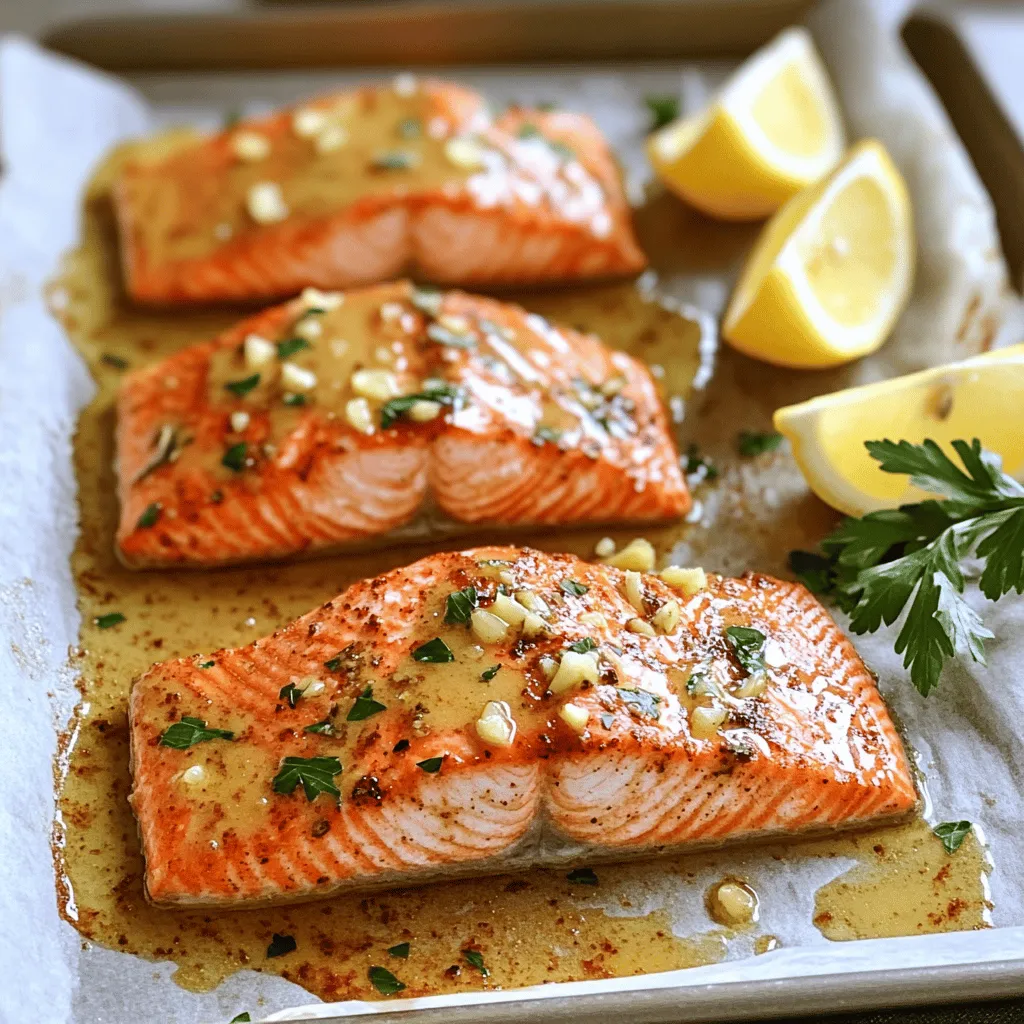 BEST Garlic Butter Baked Salmon Recipe