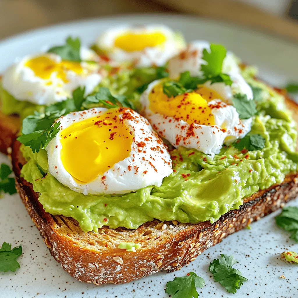 Spicy Avocado Egg Toast Tasty and Quick Recipe