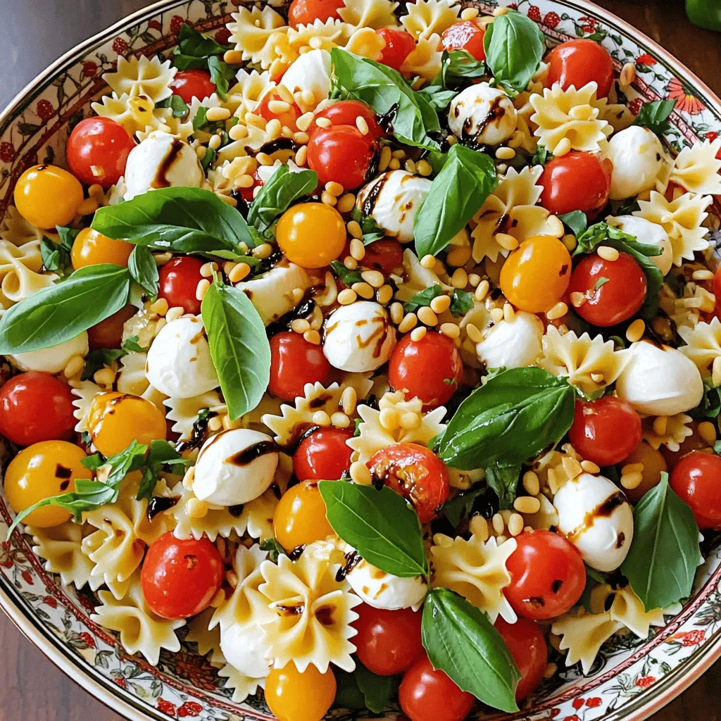 Caprese Pasta Salad Fresh and Flavorful Delight