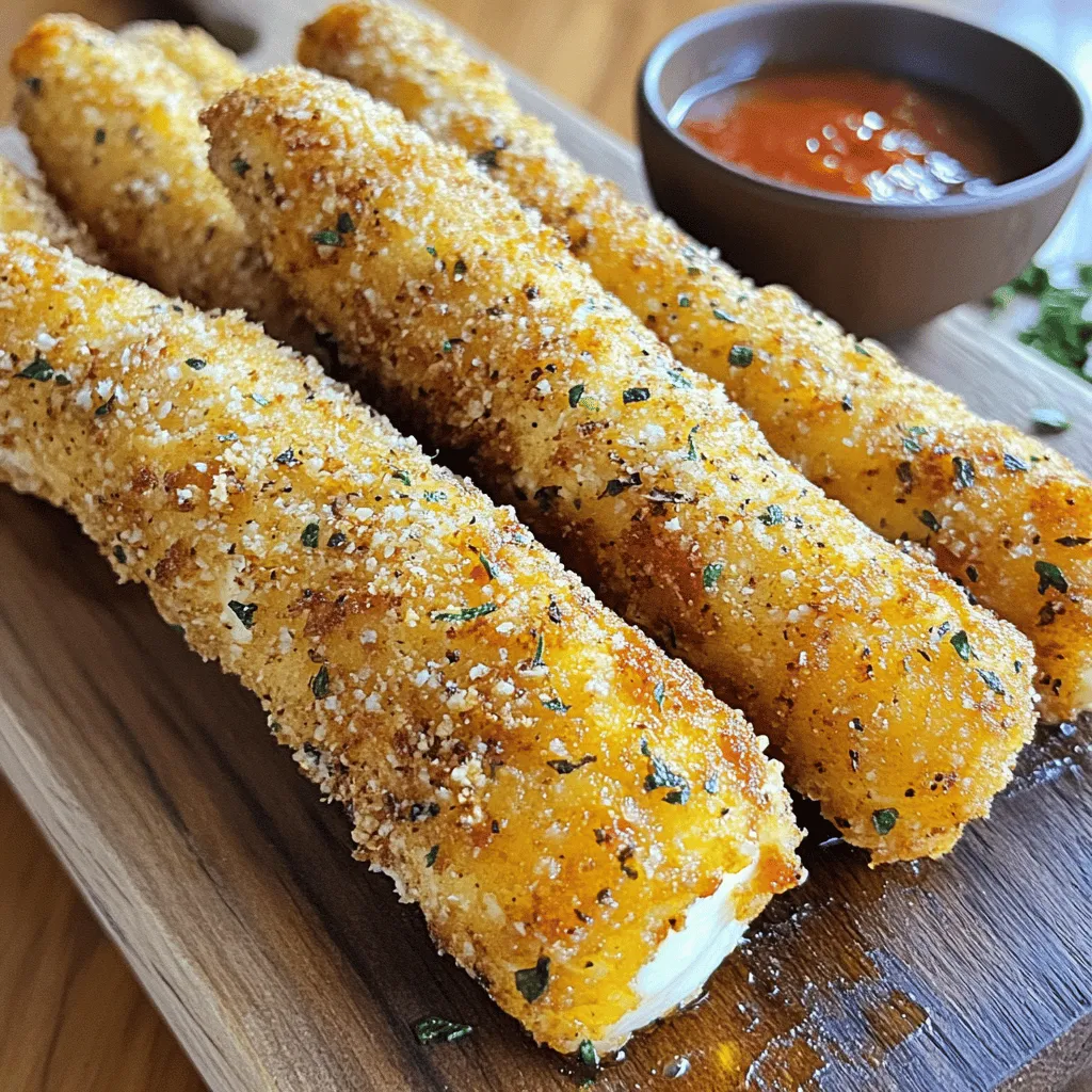 Savory Mozzarella Sticks Quick and Easy Recipe