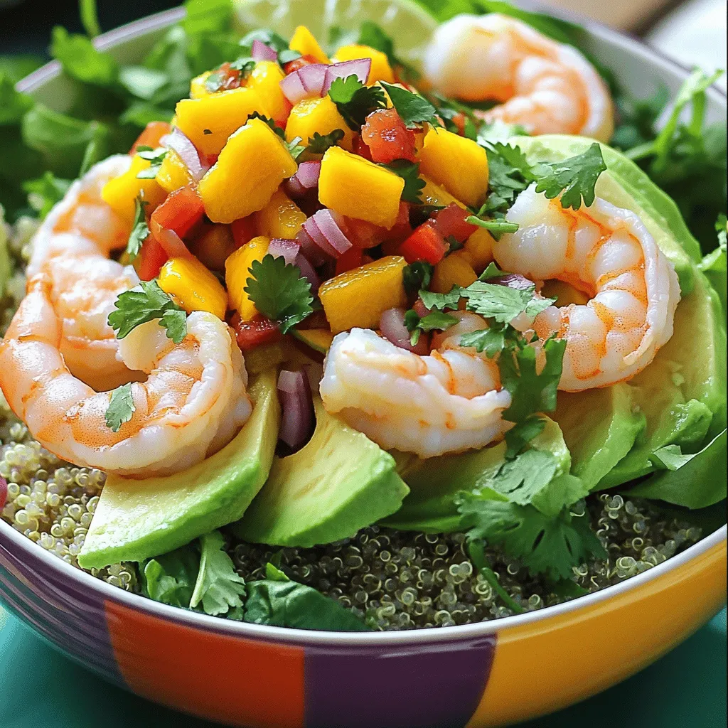 Flavorful Shrimp Avocado Bowls with Mango Salsa Recipe