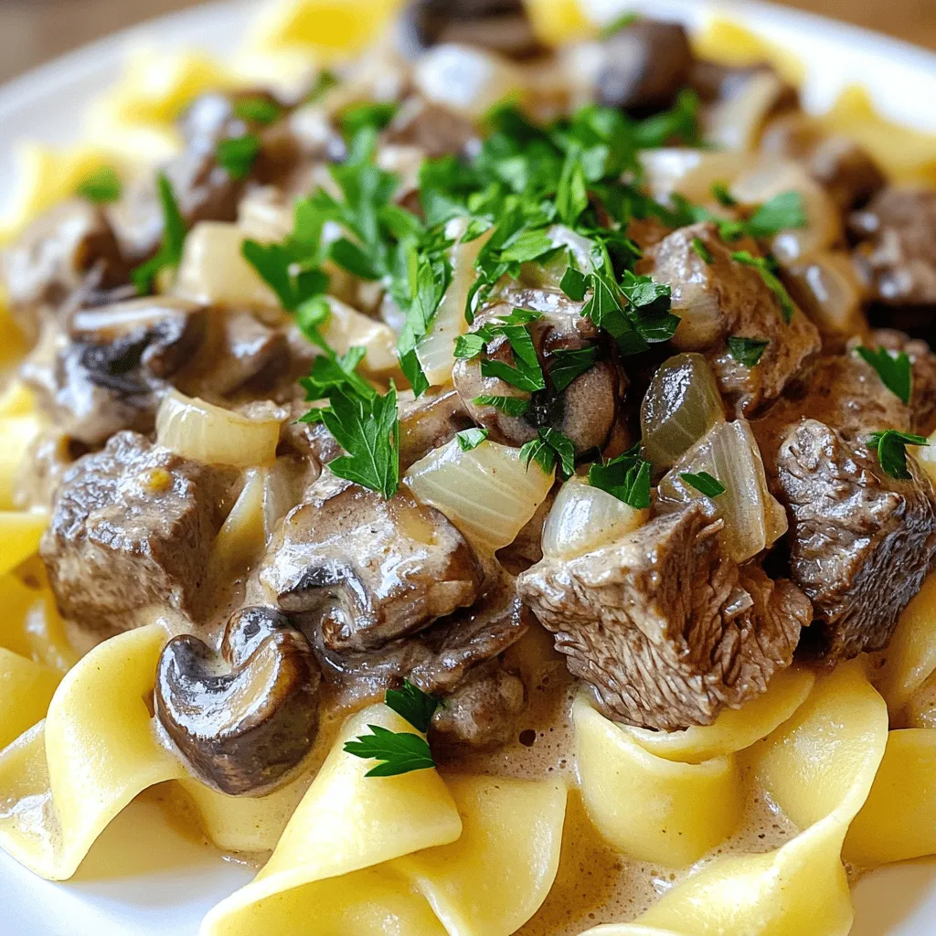Instant Pot Beef Stroganoff Quick and Easy Recipe