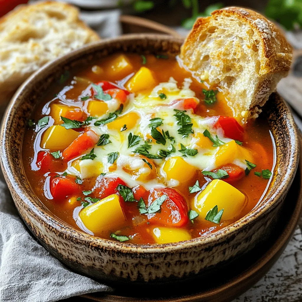 Colorful Stuffed Pepper Soup: A Hearty Comfort Food