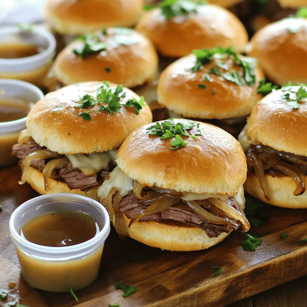 Savory Real French Dip Sliders: A Flavorful Delight for Any Occasion