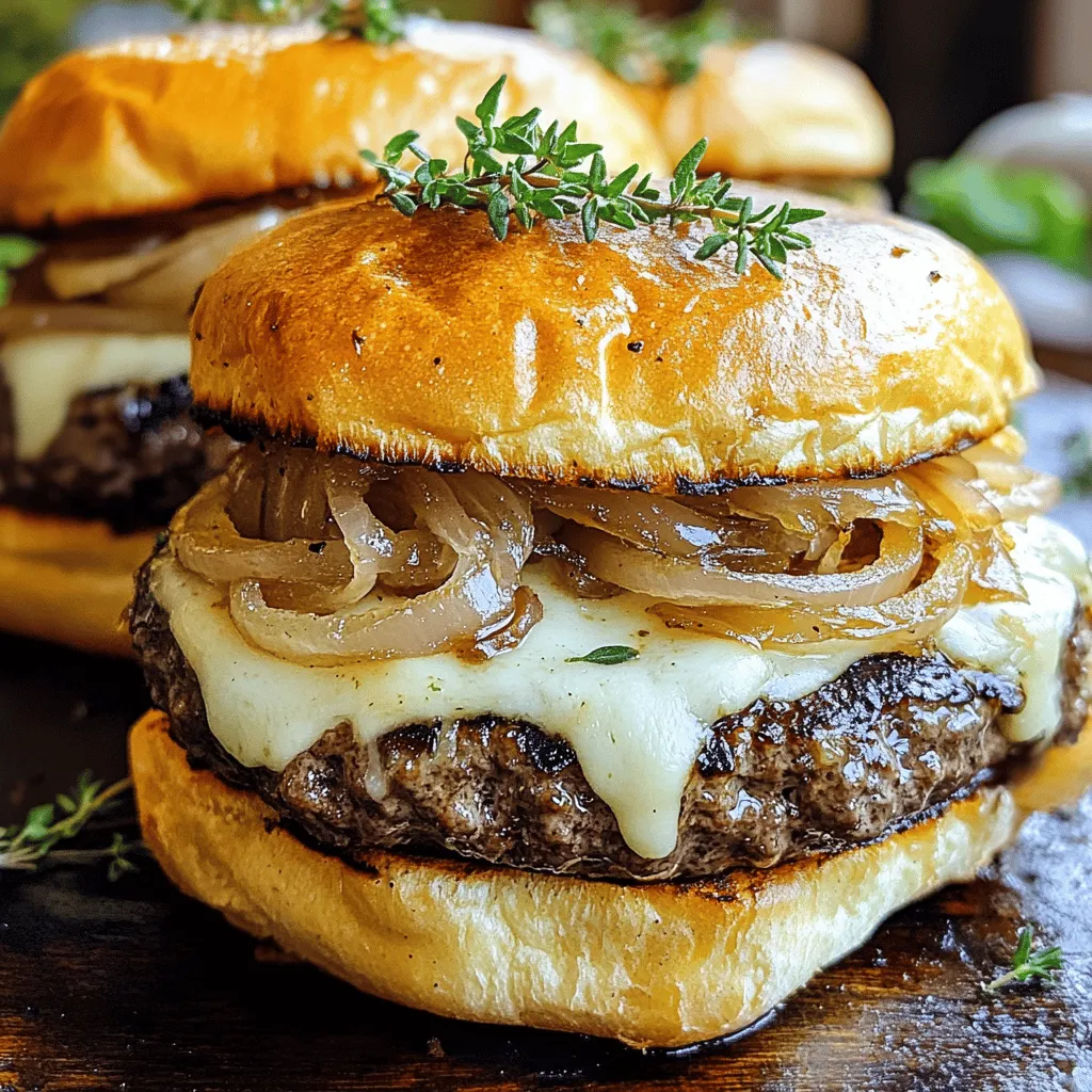 Crafting the Perfect French Onion Burgers: A Flavorful Twist on a Classic Favorite