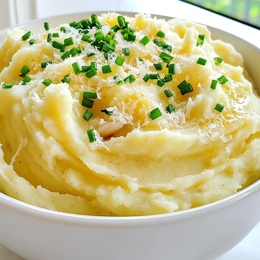 Garlic Parmesan Mashed Potatoes Slow Cooker Delight