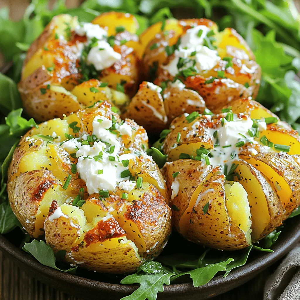 The crispy herb smashed potato salad is a treat. You need simple and fresh ingredients. First, choose the right potatoes. I love small Yukon Gold potatoes for their creamy texture. They hold up well when smashed and roasted.