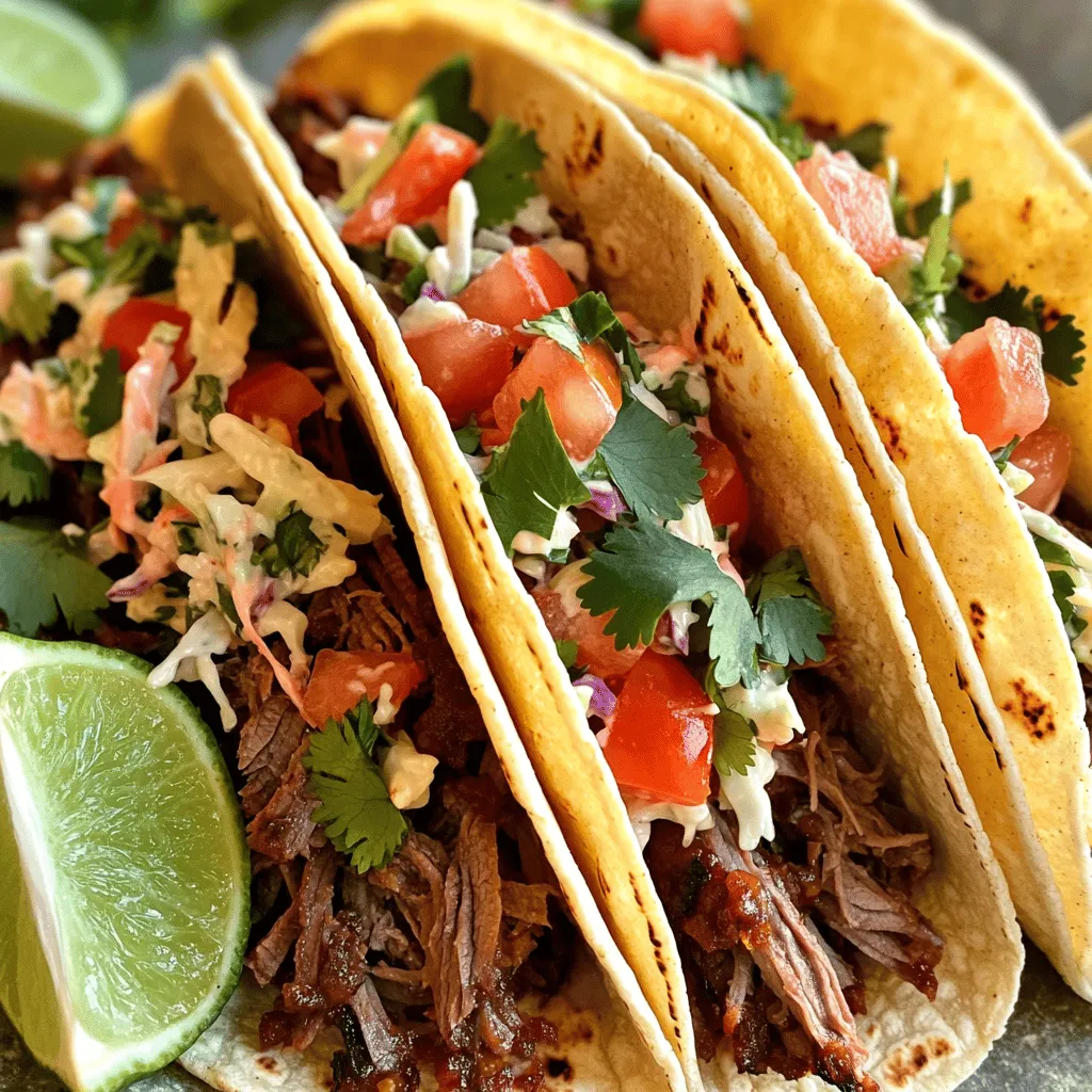 Savory BBQ Beef Brisket Tacos Easy Recipe Guide