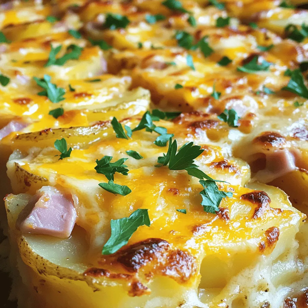 Cheesy Scalloped Potatoes and Ham: A Hearty Comfort Food Delight