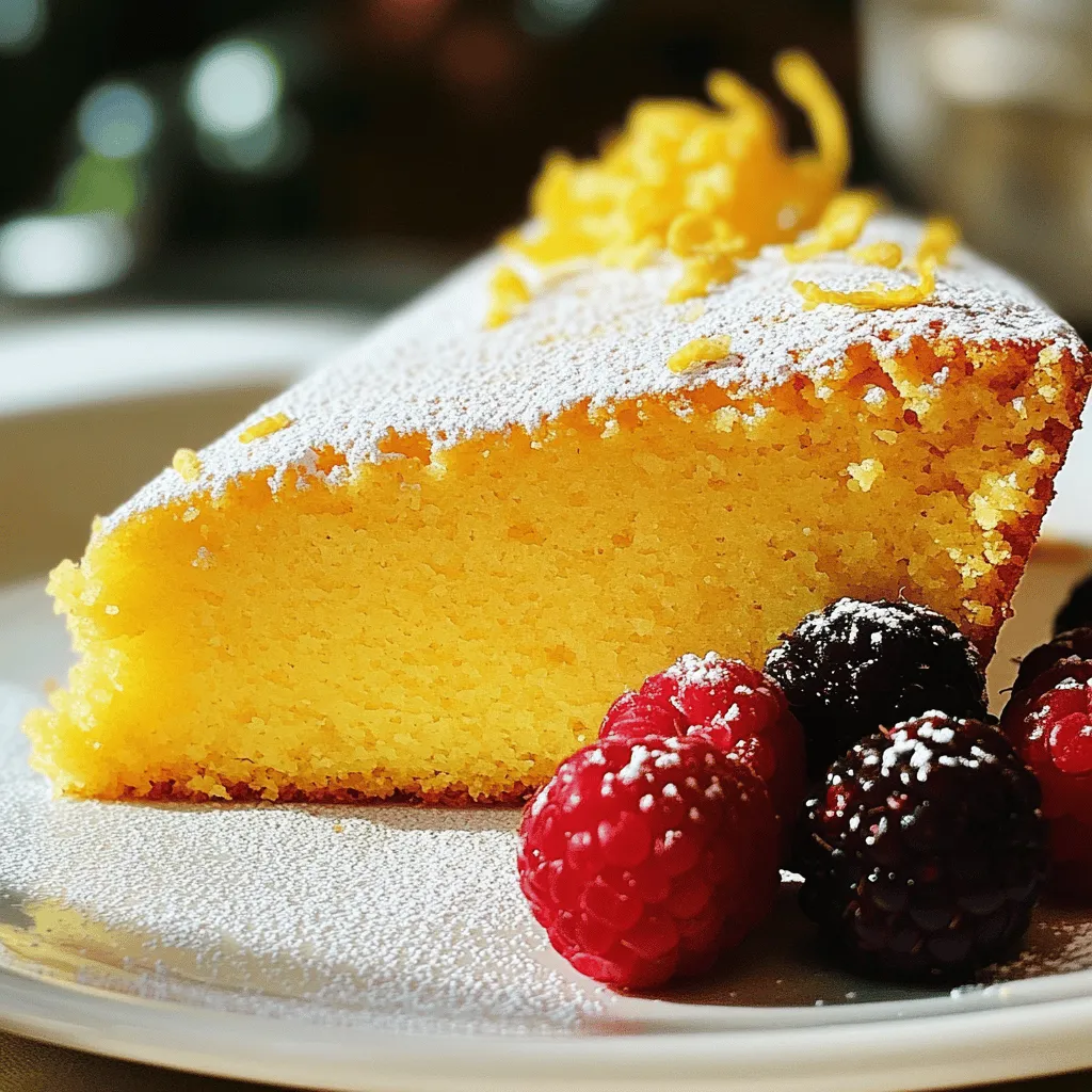Lemon Custard Cake Simple and Flavorful Delight