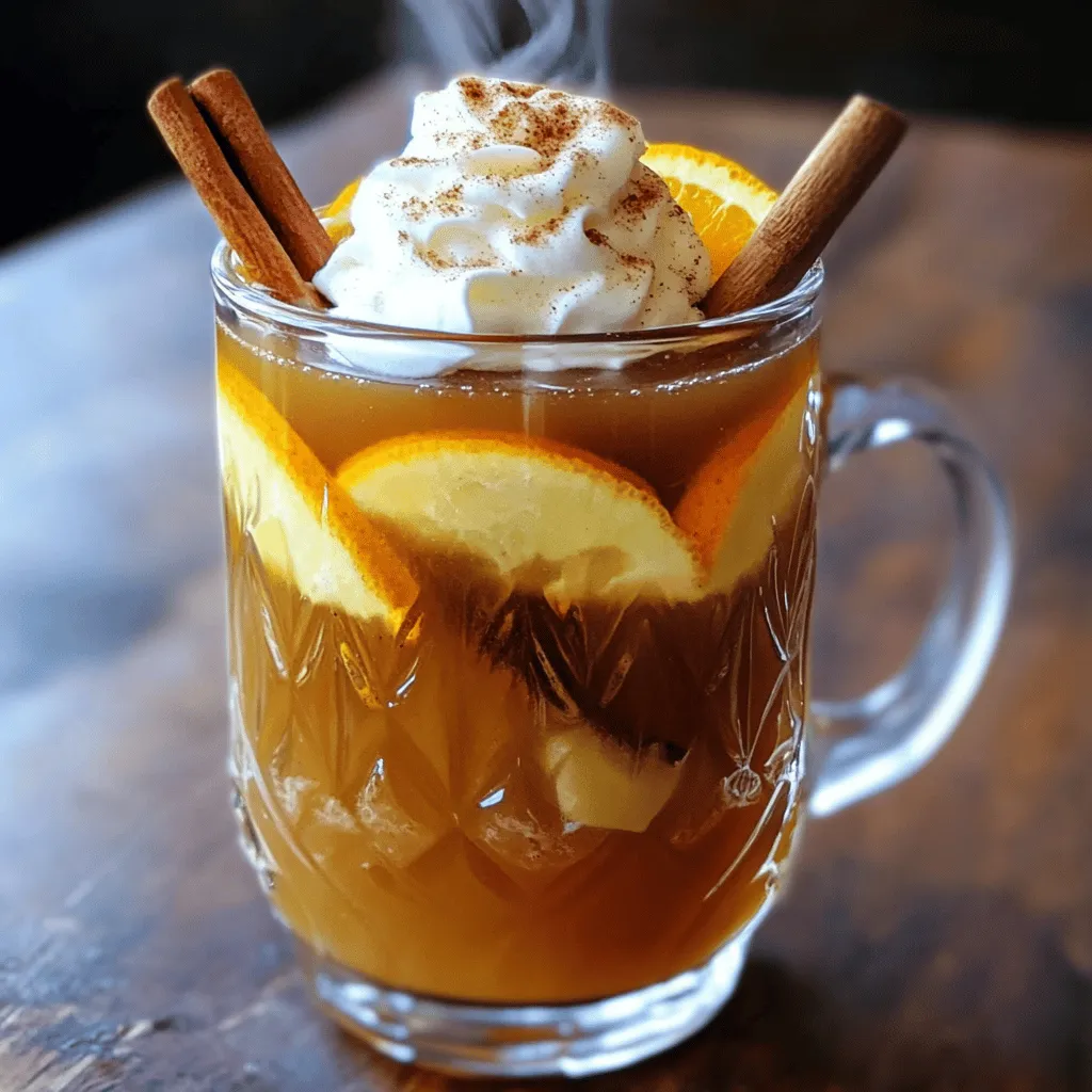 Apple Cinnamon Caramel Cider Warm and Cozy Drink