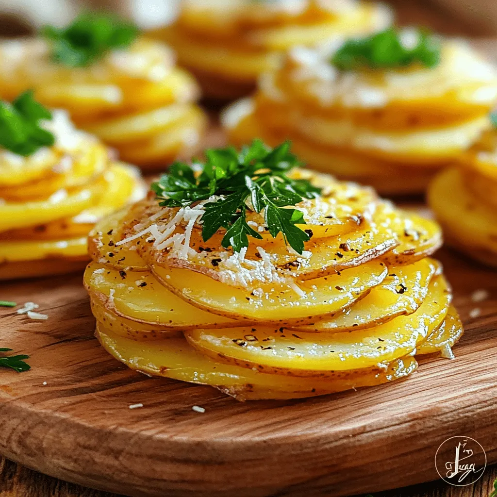 Healthy Garlic Potato Stacks Tasty and Simple Recipe