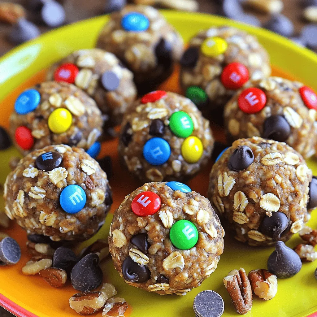 Monster Cookie Protein Balls are a tasty mix of sweet and healthy. They use oats, peanut butter, and chocolate for a fun treat. These snacks are popular because they pack protein and energy. Health-conscious folks love them for their balance of taste and nutrition.