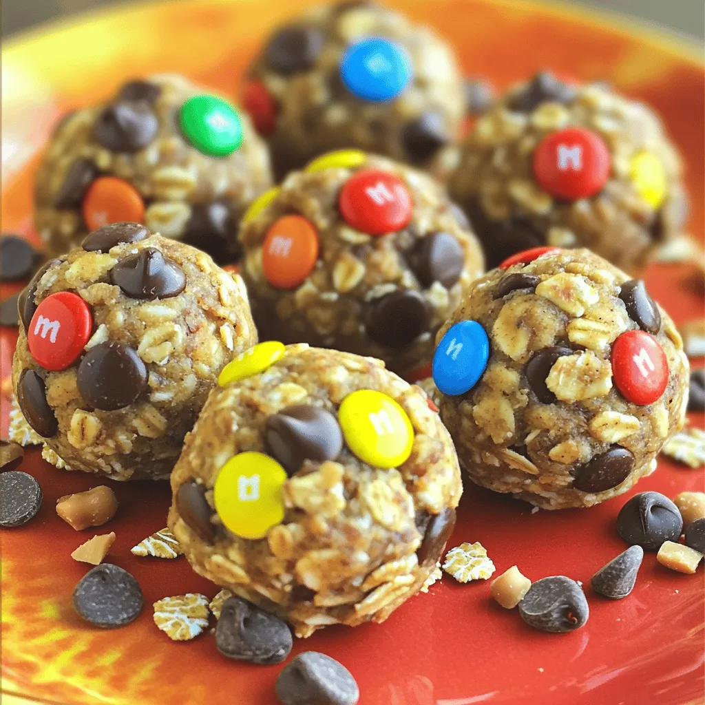 Monster Cookie Protein Balls Energizing Snack Idea