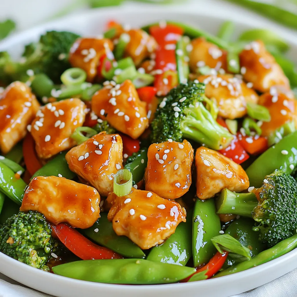 Honey Garlic Chicken and Veggies Simple Dinner Delight