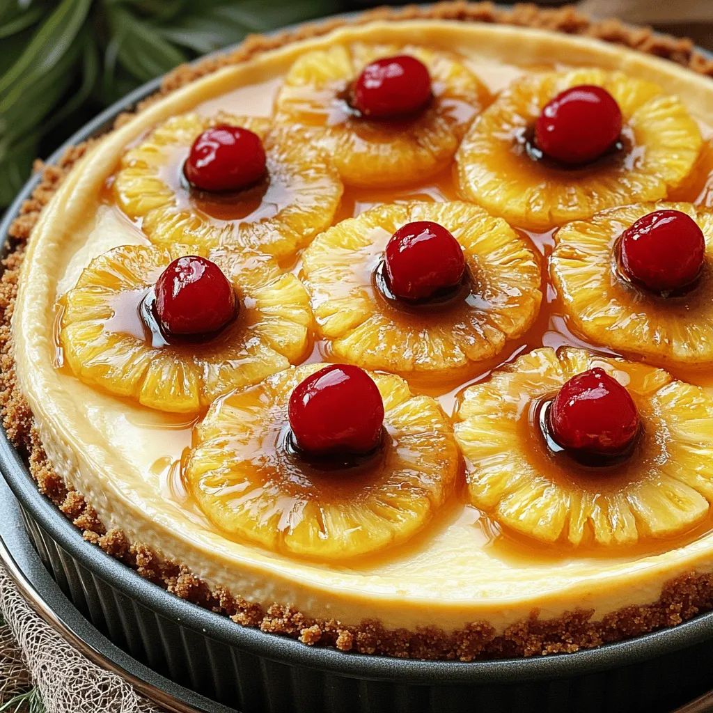 Easy Pineapple Upside-Down Cheesecake Delight