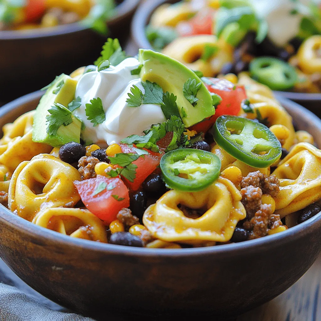 Taco Tortellini Flavorful One-Pot Pasta Delight