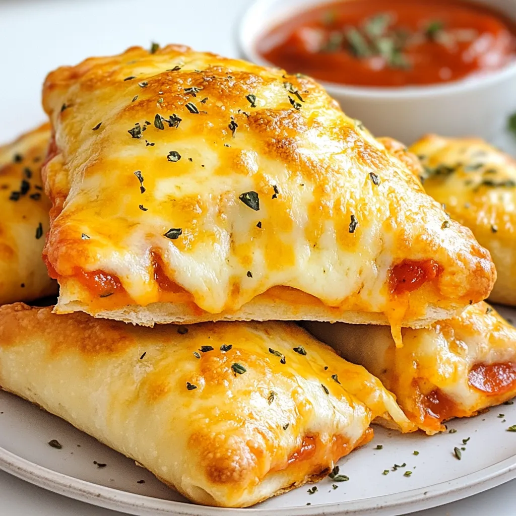 Homemade Cheesy Pizza Pockets Delightful Easy Snack