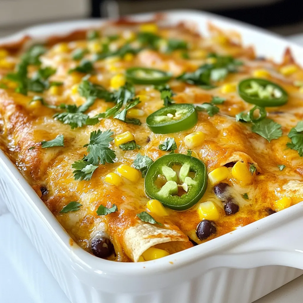 Luscious Chicken Green Enchilada Casserole Recipe