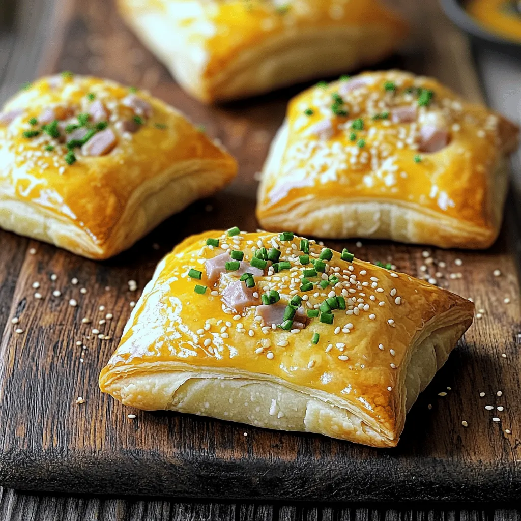 Savory Ham &#038; Cheese Puff Pastry Bites: A Deliciously Simple Treat