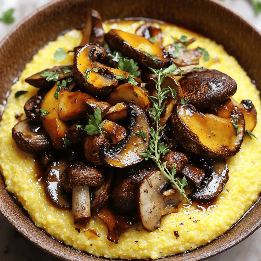 - Polenta and Vegetable Broth - 1 cup polenta (cornmeal) - 4 cups vegetable broth