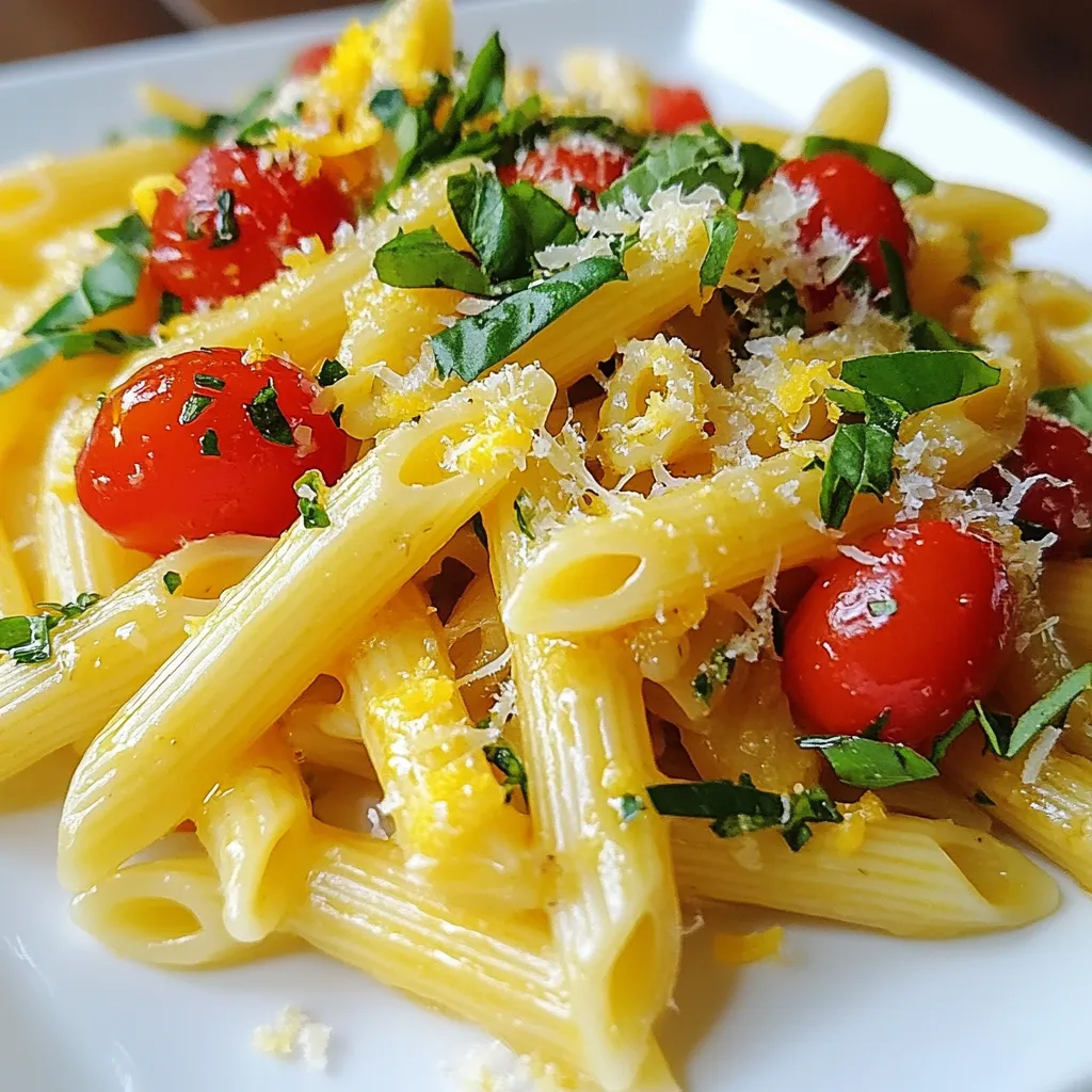 Restaurant-Style Garlic Penne Flavorful Pasta Dish