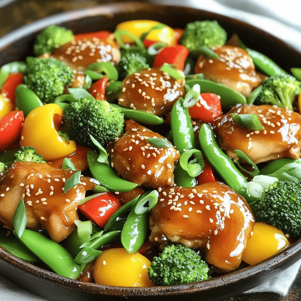 Honey Garlic Chicken Stir-Fry Simple and Tasty Dish