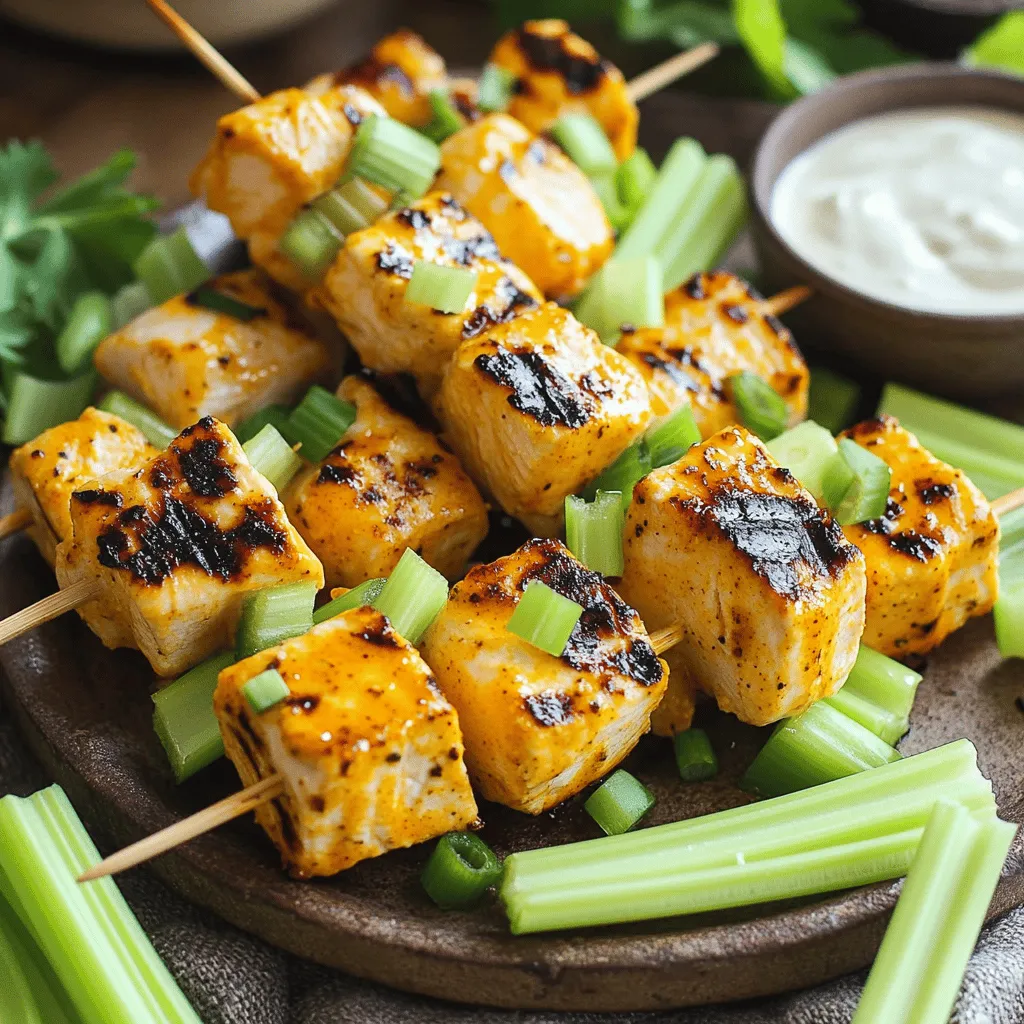Buffalo Ranch Chicken Skewers: A Flavorful and Easy Recipe