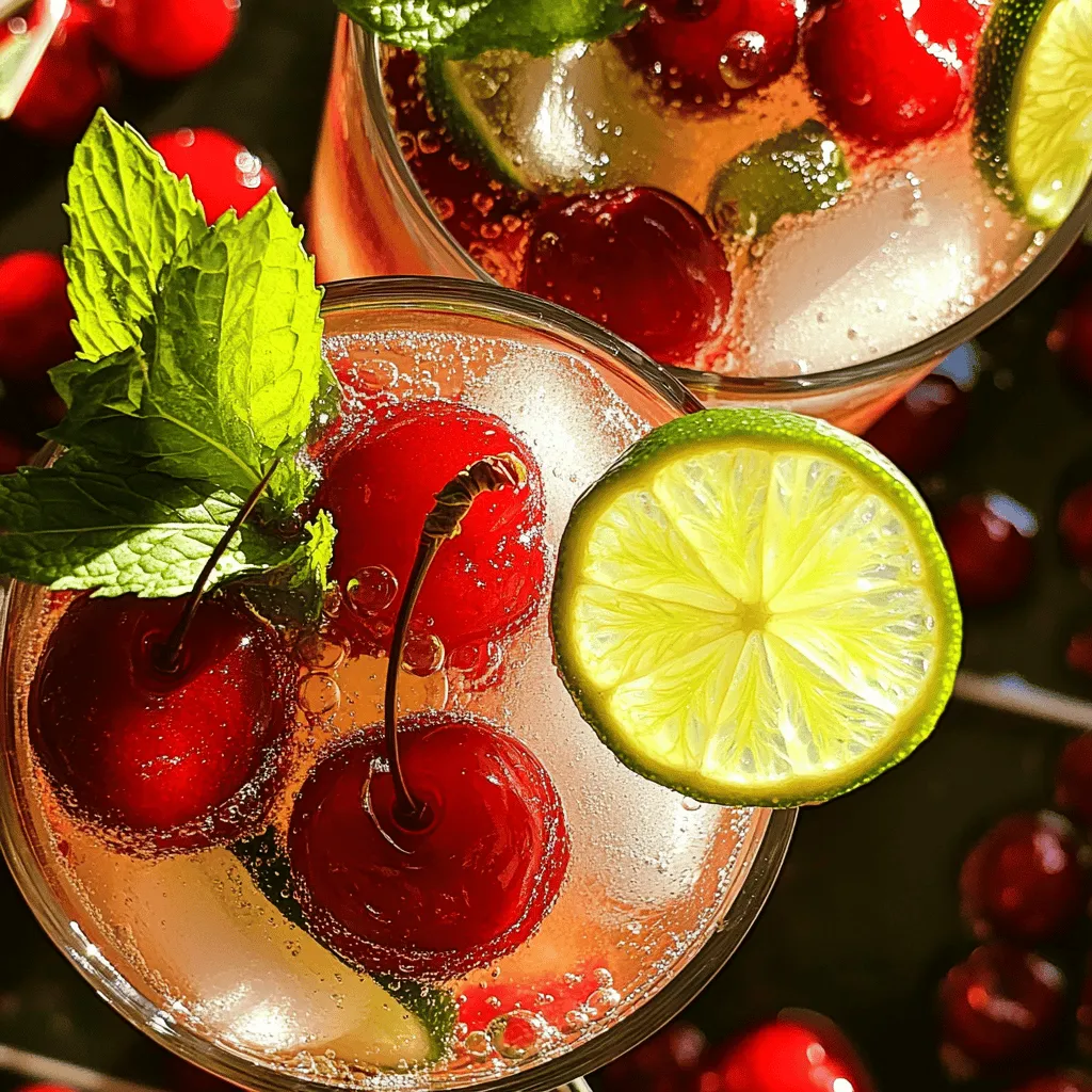Refreshing Cherry Limeade Zesty Summer Drink Recipe