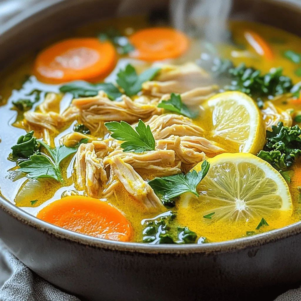 Soothing Turmeric Chicken Soup for Inflammation Relief