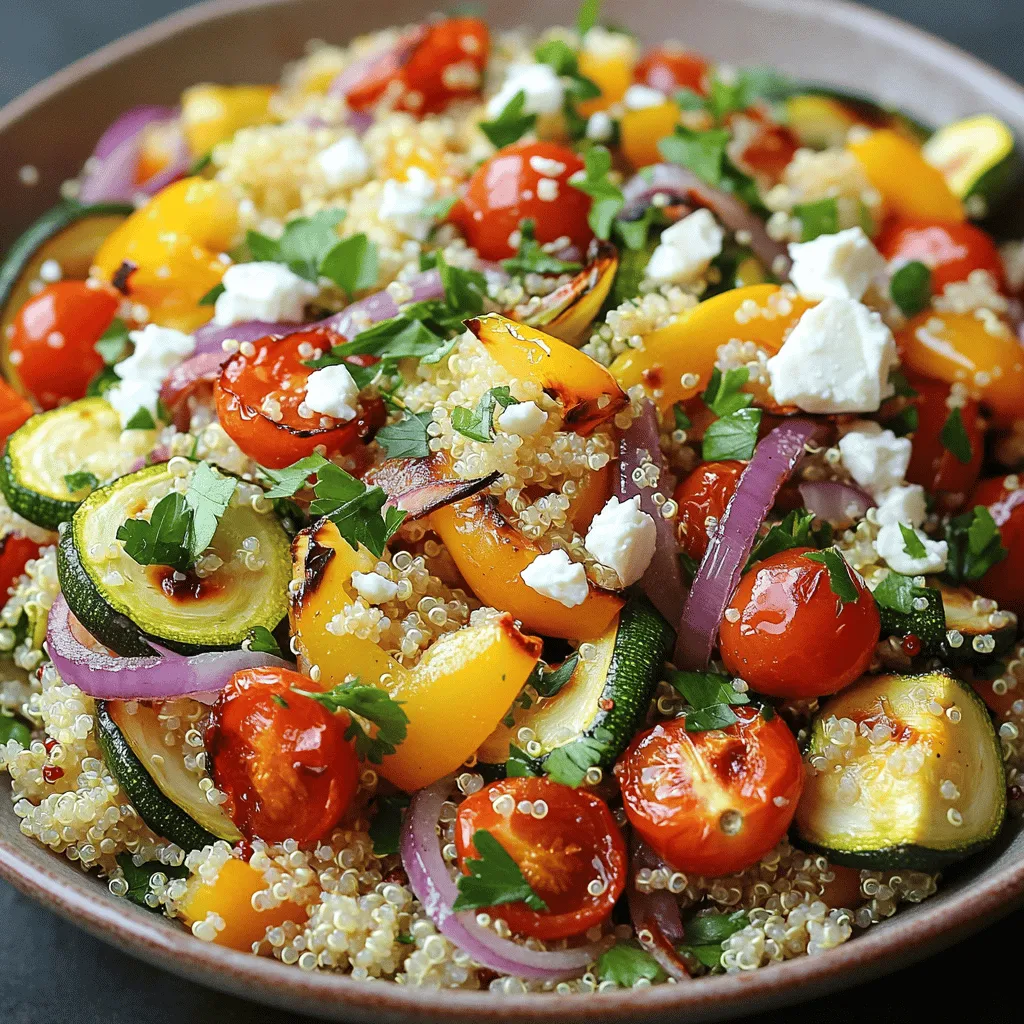 Roasted Vegetable Quinoa Salad Fresh and Flavorful Mix