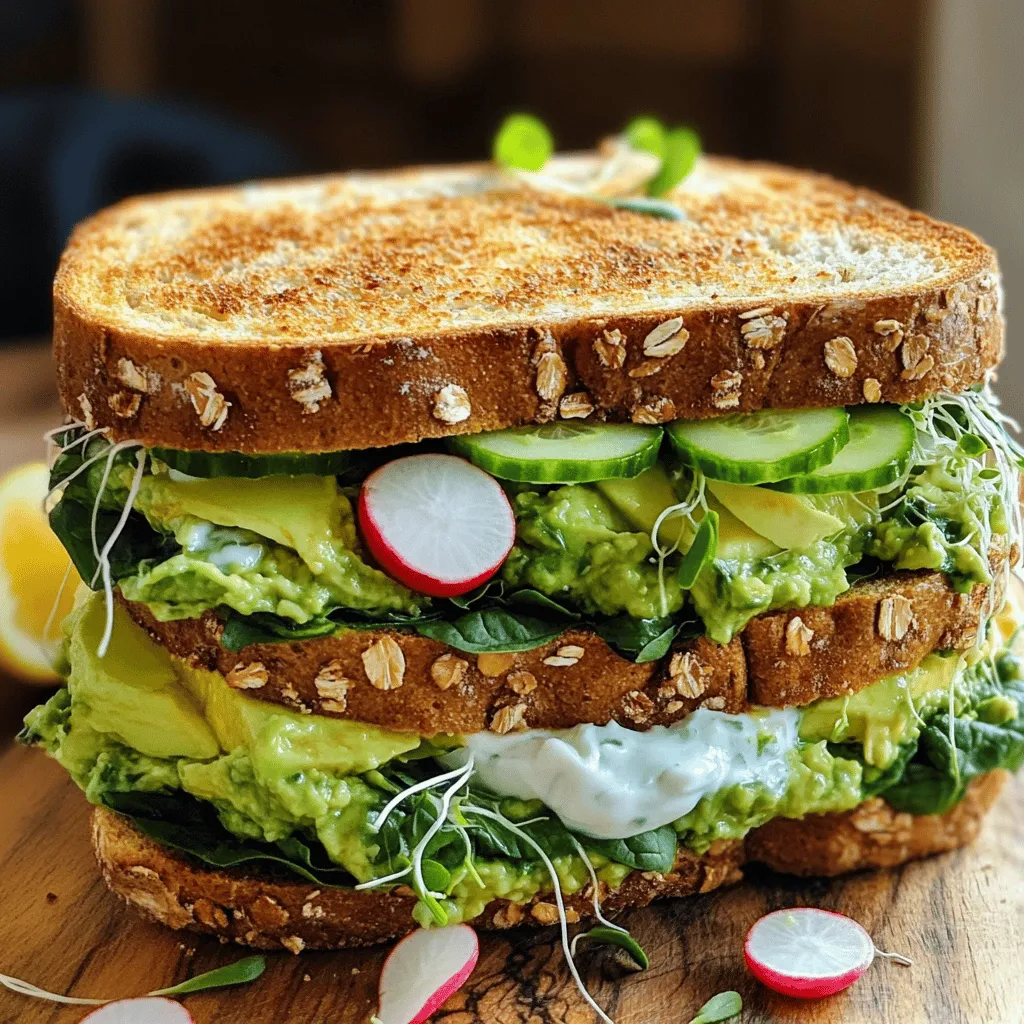 Green Goddess Sandwich Fresh and Flavorful Delight